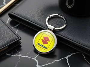 Suzuki Llavero Personalizado Máx Logo Domed